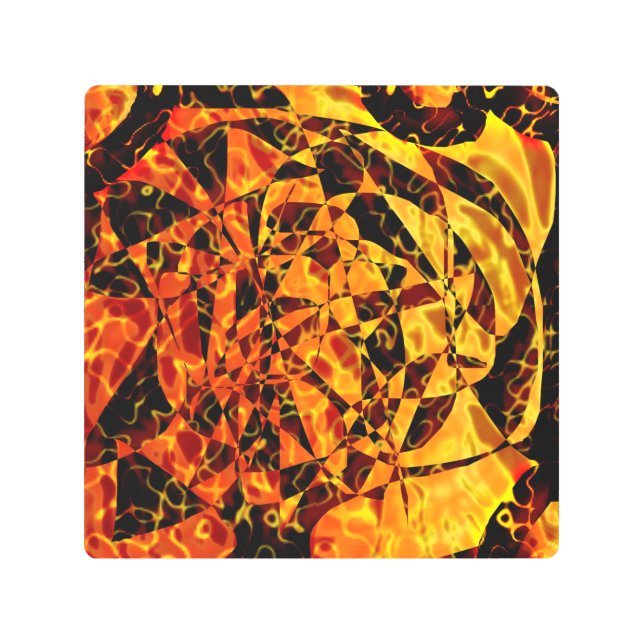 Impresión En Metal Retrato Resumen (Anverso)