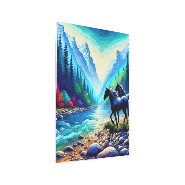 Impresión En Metal Reunión majestuosa en Vibrant Valley Elegante Digi (3/4)