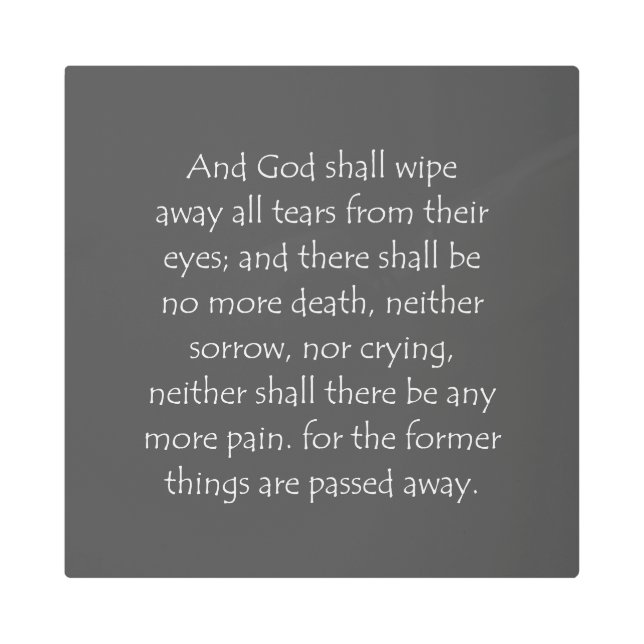 Impresión En Metal Revelación de comillas de guiones 21 4 (Anverso)