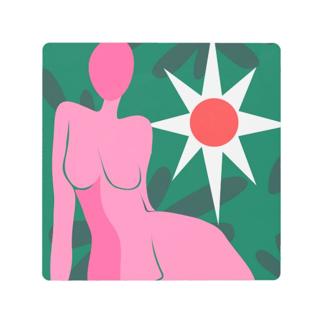 Impresión En Metal Reveridad rosa (Anverso)