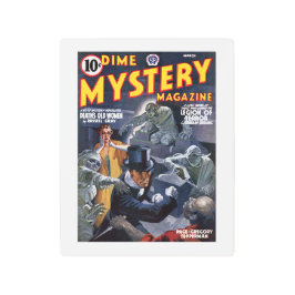Impresión En Metal revista Dime Mystery (Mar, 1941)