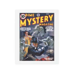 Impresión En Metal revista Dime Mystery (Mar, 1941)