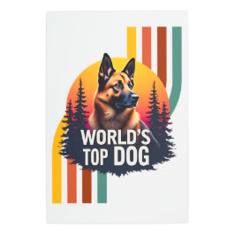 Impresión En Metal Rey de los perros