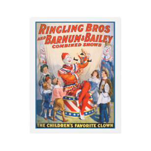 Impresión En Metal Ringling Bros y Barnum & Bailey Circus