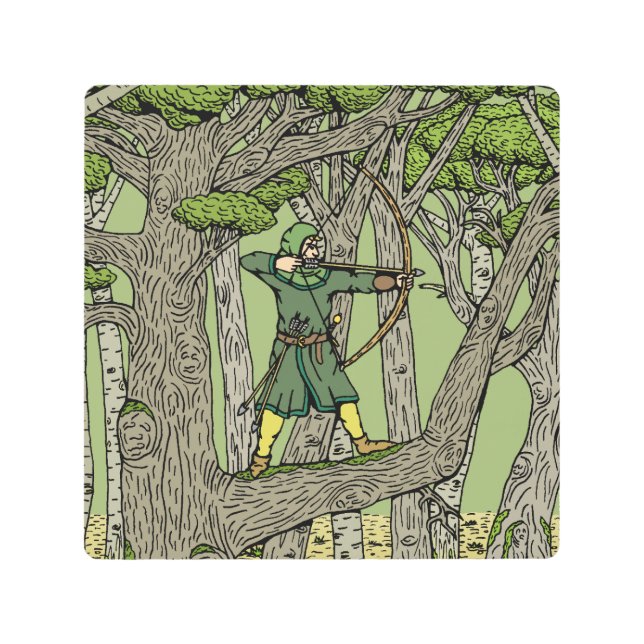 Impresión En Metal Robin Hood (Anverso)