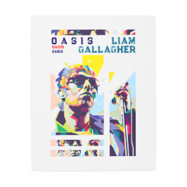 Impresión En Metal Rock Legend Liam Gallagher–Classic 90s Music Fan