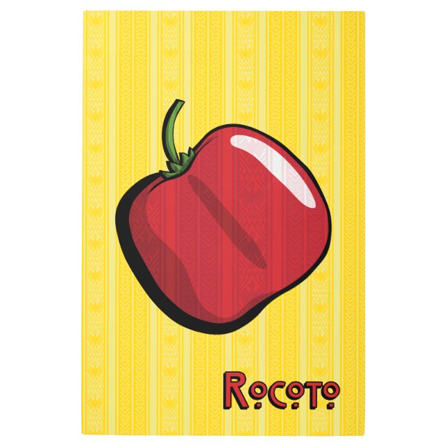 Impresión En Metal Rocoto Chili Pepper Metalizado Wall Art (Anverso)