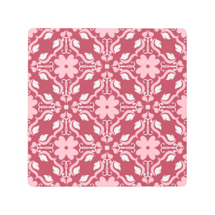 Impresión En Metal Rojo, color beige floral, fondo de pantalla transp