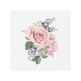 Impresión En Metal Rosa de país rosa