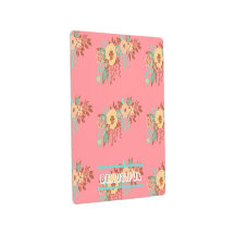 Rosa floral boho moderno