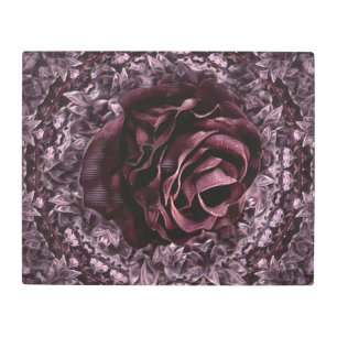 Impresión En Metal Rosa Mandala