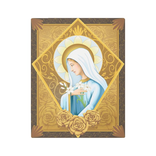 Impresión En Metal Rosa místico (Anverso)