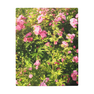 Impresión En Metal Rosario florido