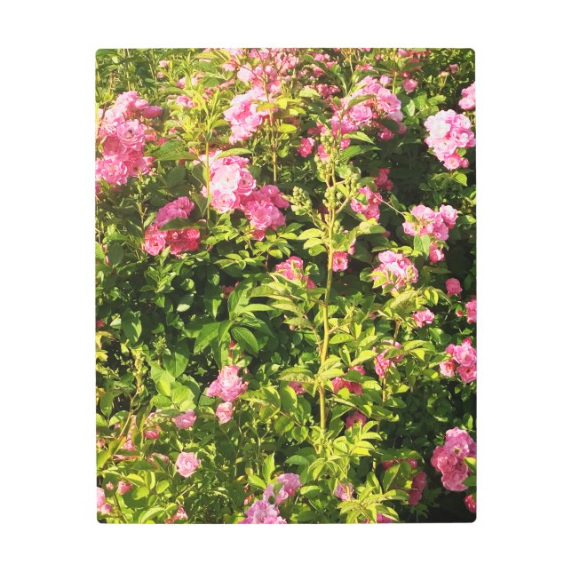 Impresión En Metal Rosario florido (Anverso)