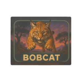 Impresión En Metal Rótulo Bobcat