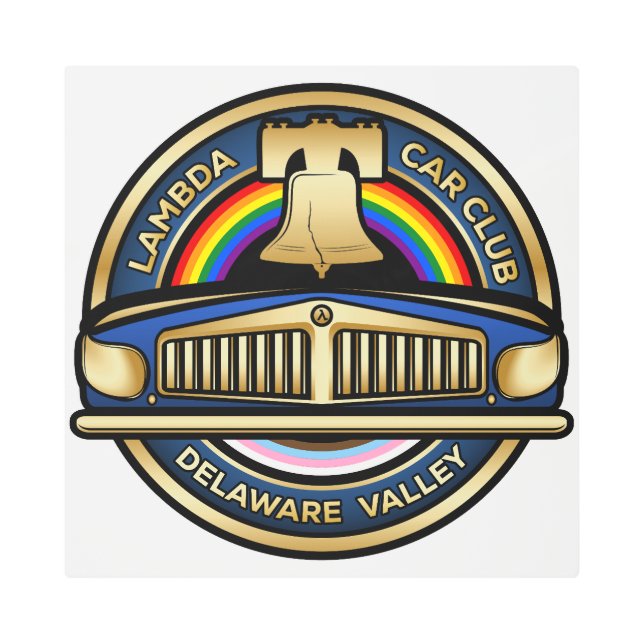 Impresión En Metal Rótulo Metalizado LCCI DelVal (blanco) (Anverso)