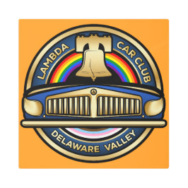 Impresión En Metal Rótulo Metalizado LCCI DelVal (Naranja)