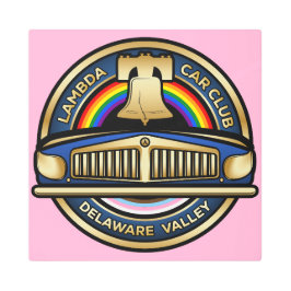 Impresión En Metal Rótulo Metalizado LCCI DelVal (rosa)