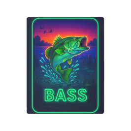Impresión En Metal Rótulo Neon Bass