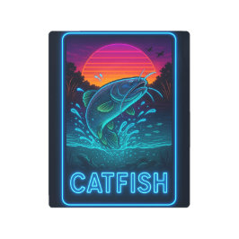 Impresión En Metal Rótulo Neon Catfish