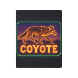 Impresión En Metal Rótulo Neon Coyote