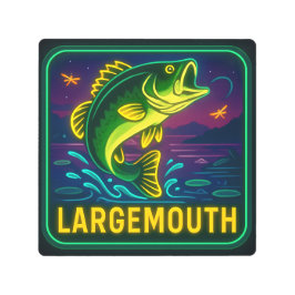 Impresión En Metal Rótulo Neon Largemouth