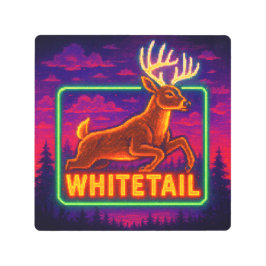 Impresión En Metal Rótulo Whitetail de Arcade