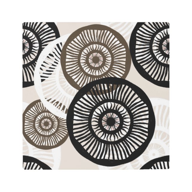 Impresión En Metal Rueda de círculo abstracta de moda (Anverso)