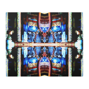 Impresión En Metal Rusty Vintage Pipes Resumen Foto