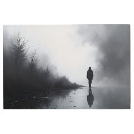 Impresión En Metal Ruta entre sombras