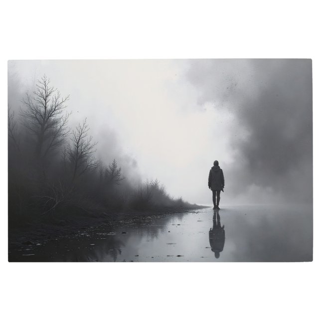 Impresión En Metal Ruta entre sombras (Anverso)