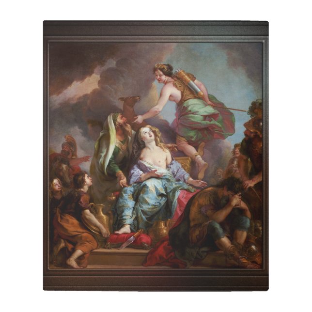 Impresión En Metal Sacrificio de la Ifigenia por Charles de la Fosse (Anverso)