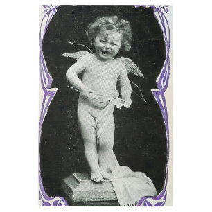 Impresión En Metal Sad Cherub Angel Print