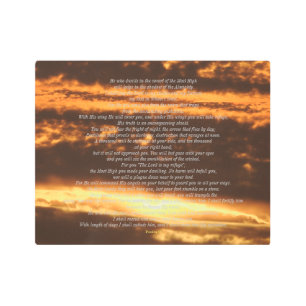 Impresión En Metal Salm 91 Sunset Metalizado Wall Art