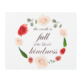 Impresión En Metal salmo 33 amabilidad total