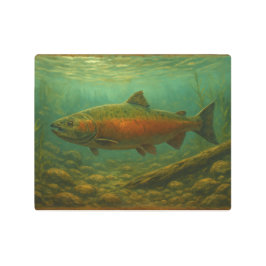 Impresión En Metal Salmon Metal Print