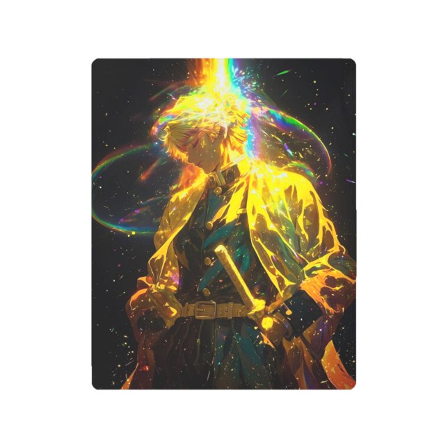 Impresión En Metal "Samurai radiante" (Anverso)