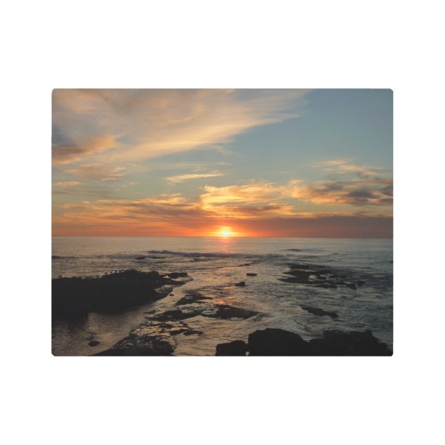 Impresión En Metal San Diego Sunset II (Anverso)