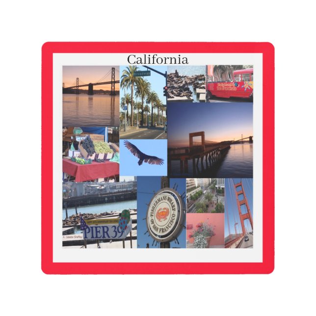 Impresión En Metal San Francisco, California Photo Tile (Anverso)