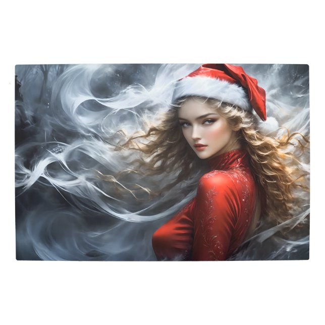 Impresión En Metal Sandra Claus (ho, ho, ho) 2 (Anverso)