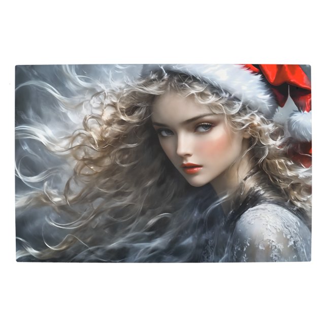 Impresión En Metal Sandra Claus (ho, ho, ho) 4 (Anverso)