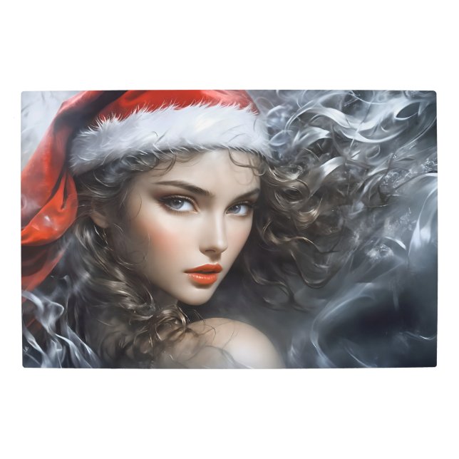 Impresión En Metal Sandra Claus (ho, ho, ho) 5 (Anverso)