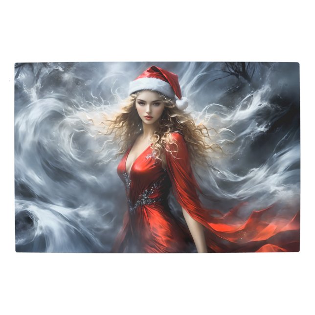 Impresión En Metal Sandra Claus (ho, ho, ho) 6 (Anverso)