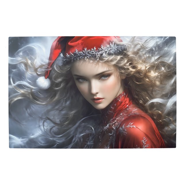 Impresión En Metal Sandra Claus (ho,ho,ho) 8 (Anverso)