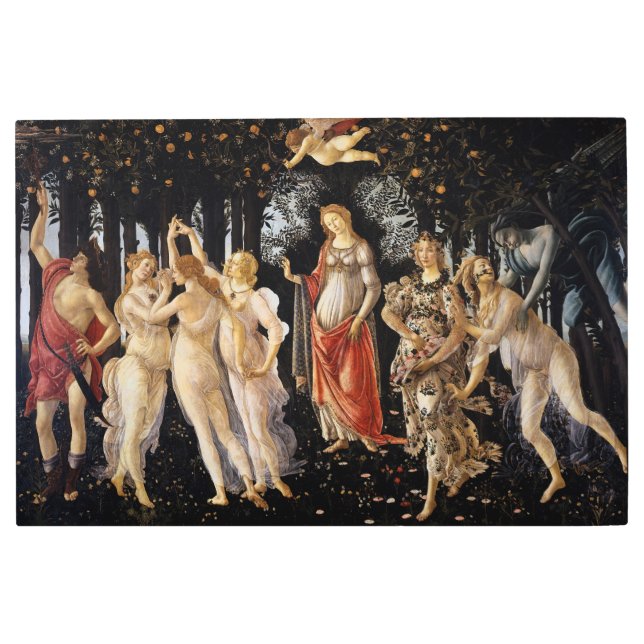 Impresión En Metal Sandro Botticelli - La Primavera (Anverso)