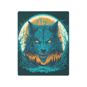 Impresión En Metal Scary Werewolf