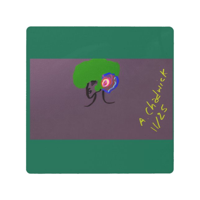 Impresión En Metal Sci-fi Seashell Creature (Anverso)