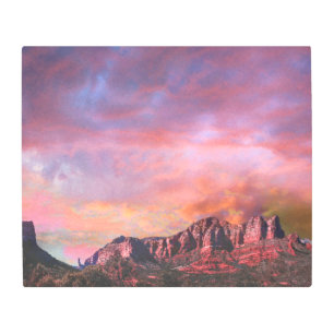 Impresión En Metal SEDONA ARIZONA Red Rock Sunset