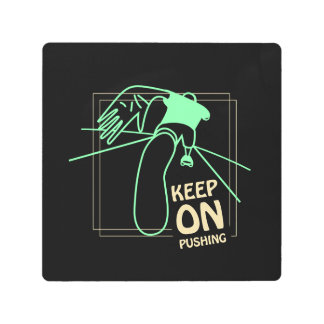 Impresión En Metal Seguir presionando