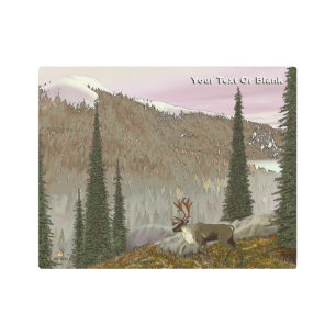 Impresión En Metal Selkirk Caribou